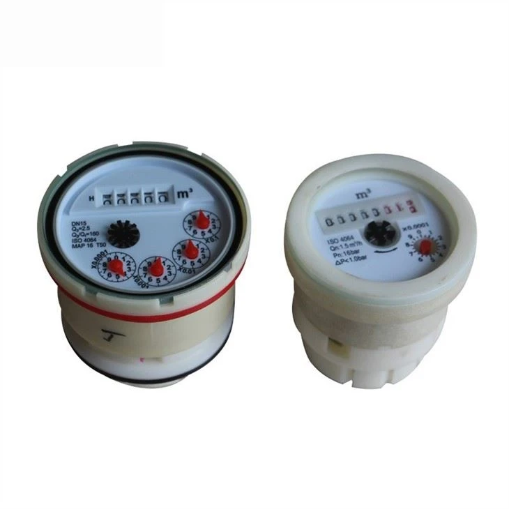 DN15mm Multi Jet Plastic Water Meter Mechanism