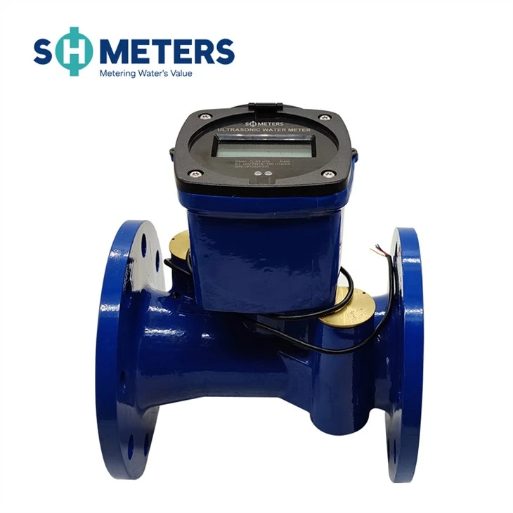 200mm Flange Ultrasonic Water Meters Wireless Display