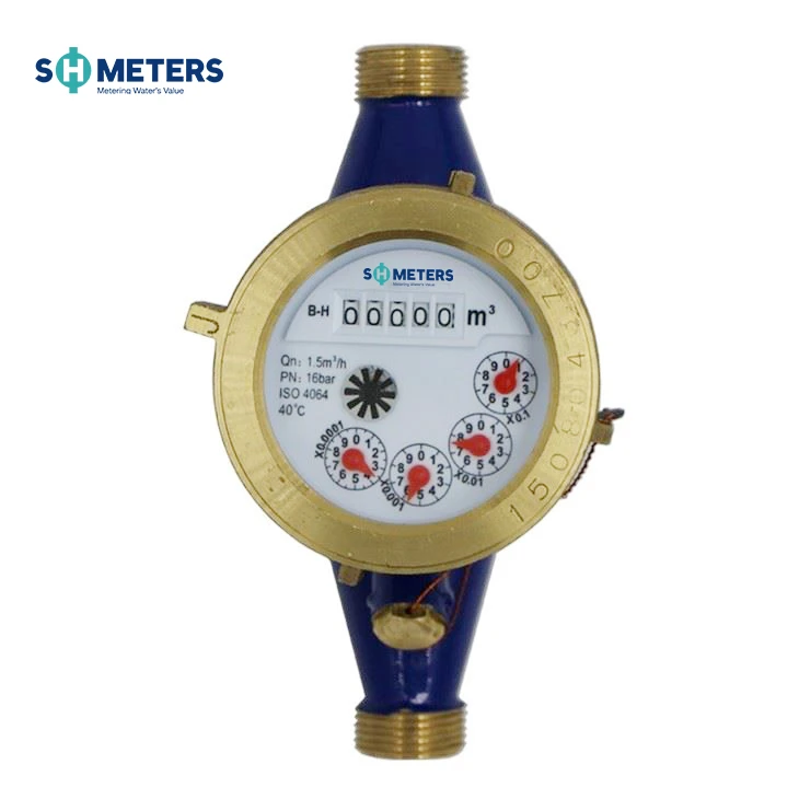 Multi Jet Brass Water Meter Accuracy R200 (1/2 Multi Jet Brass Water Meter Accuracy R200 (1/2