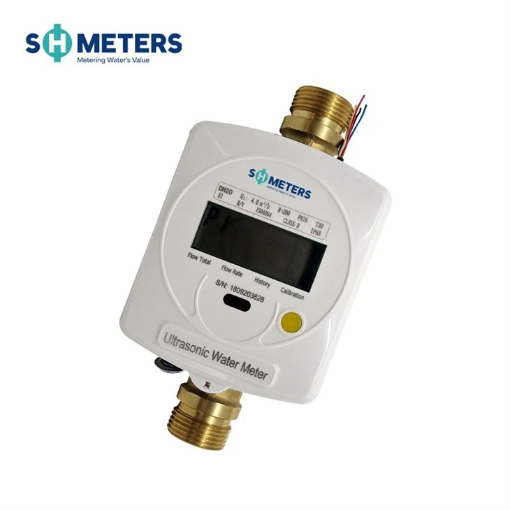 Ultrasonic Smart Water Meter Brass Body DN15~40
