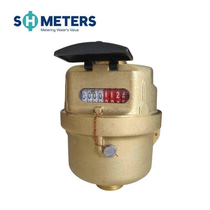 Volumetric Water Meter Brass Body For Residential